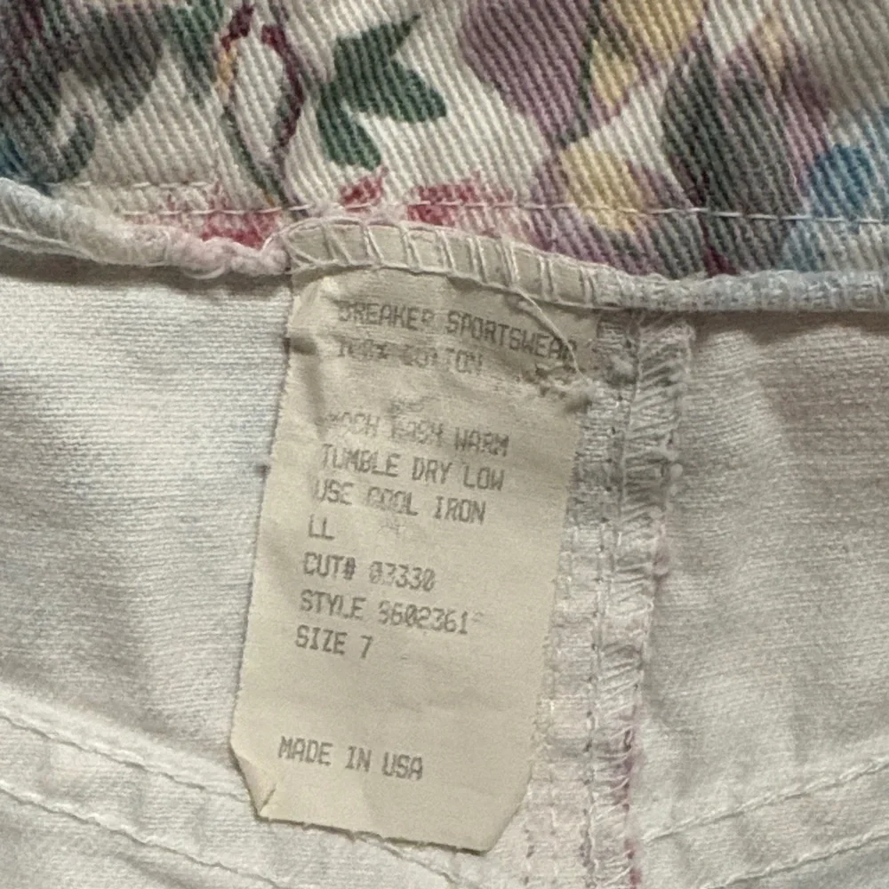 Breaker Jeans 80s/90s Floral Print Jean Skirt - Picture 3 of 7